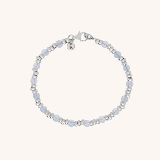Aquamarine Gem Birthstone Bracelet March