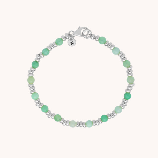 Chrysoprase Gem Birthstone Bracelet May