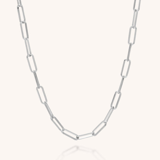 Triangular Paperclip Necklace