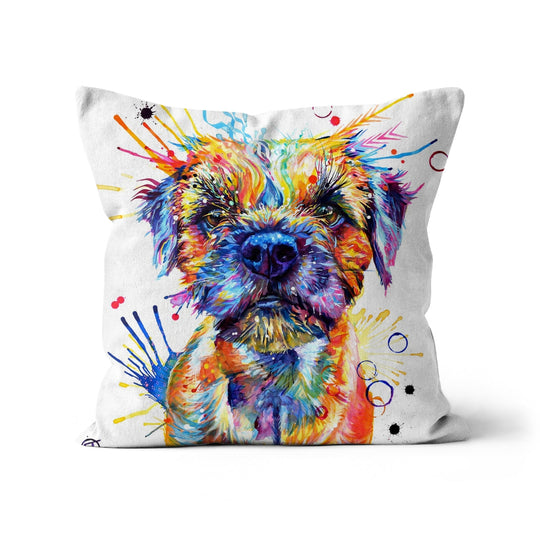 Allan the Border Terrier Cushion