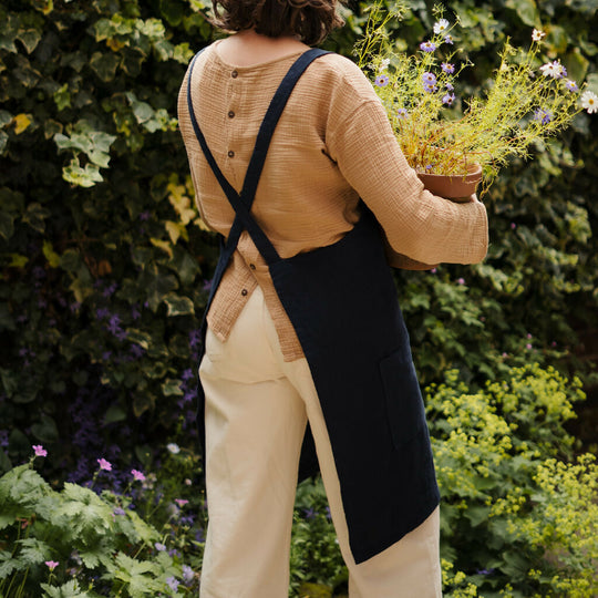 Linen Pinafore Apron