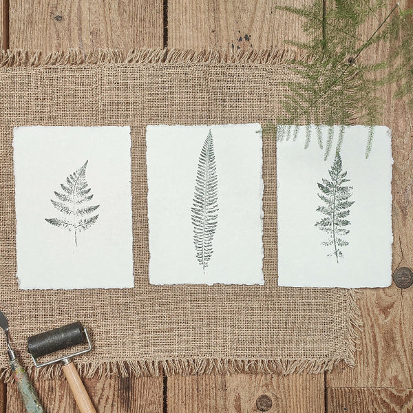 Set of 3 Original Fern Leaf Prints