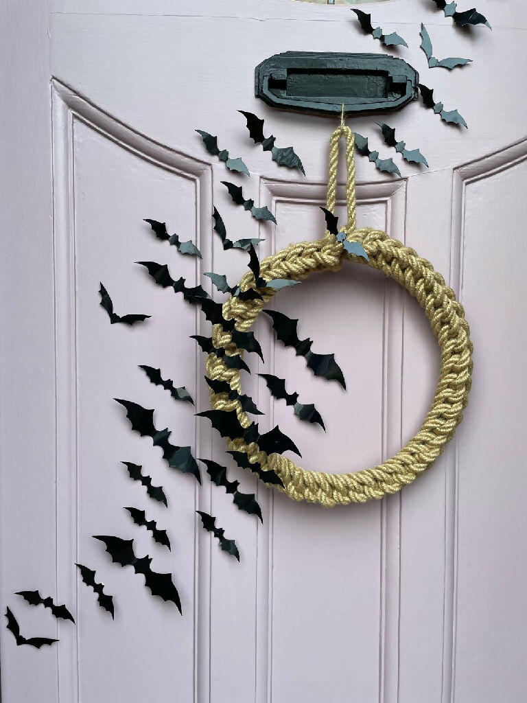 30cm Jute Rope Christmas Wreath