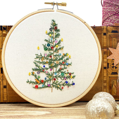 Christmas Tree Embroidery Kit