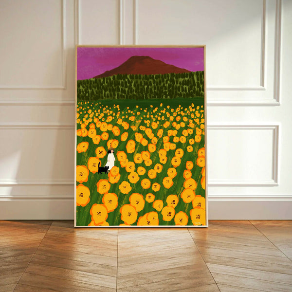 Yellow Field Print