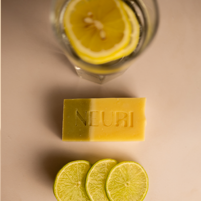 Summer Lime & Bergamot Body Wash Bar with Botanicals & Clay