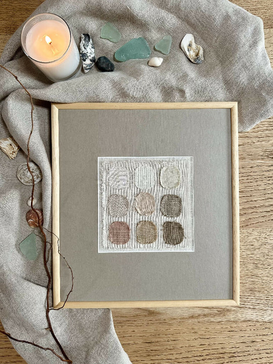 Coast Palette II - Small Study Framed