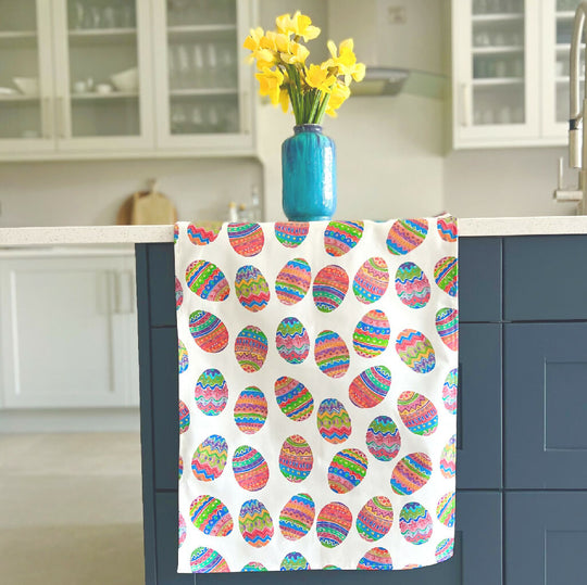 Easter Egg Organic Tea Towel