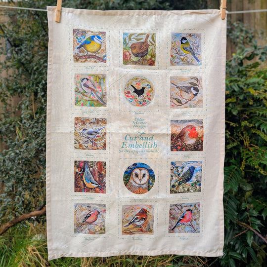 Cut and Embellish no. 1 - Tea towel