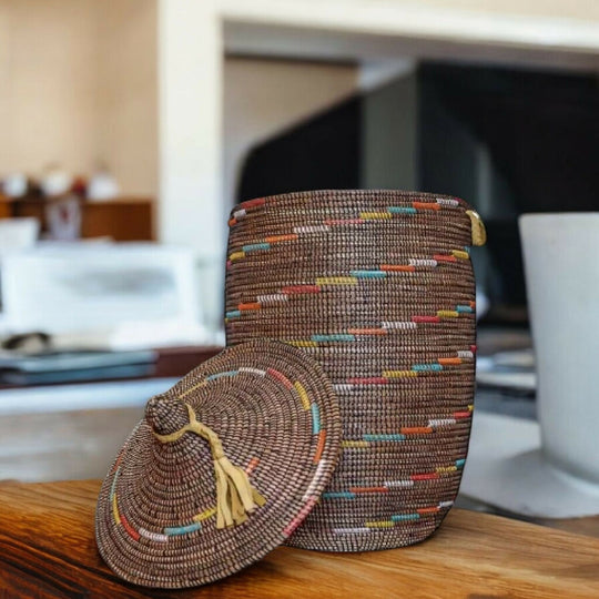 Sofia Senegalese Douwe Baskets in Brown