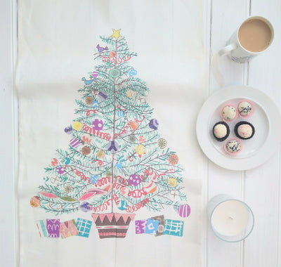 christmas tree t towel