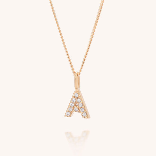 Initial Sparkle Necklace