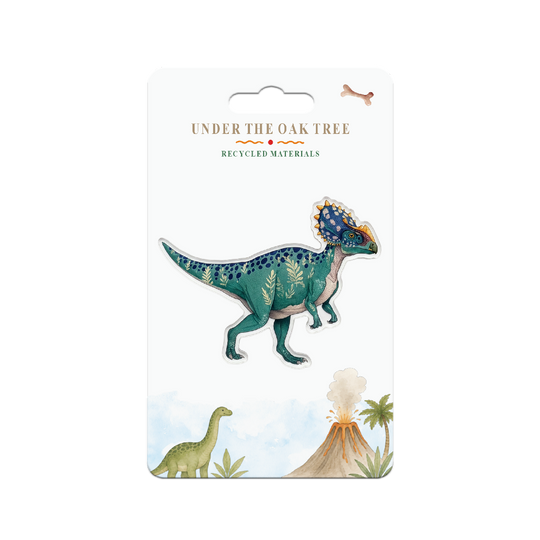 Badge - Dinosaur Pachycephalosaur Natural History Gift