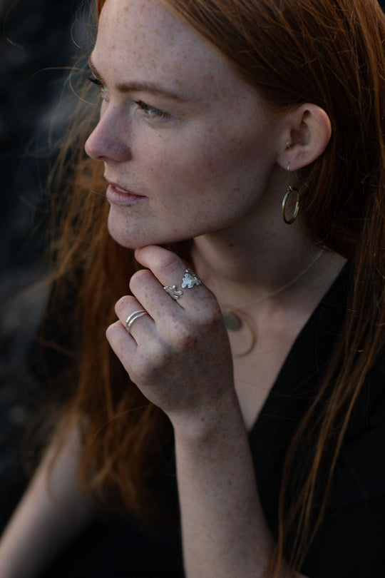 Kelpi Fine Silver Ring