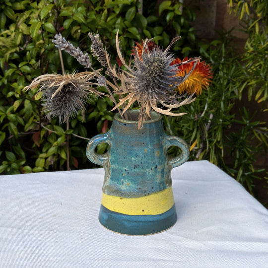 Amphora Bud Vase - Sunlit Meadows