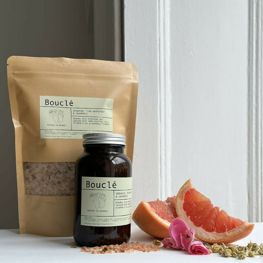 Geranium, Pink Grapefruit & Chamomile Mineral Rich Bath Salts