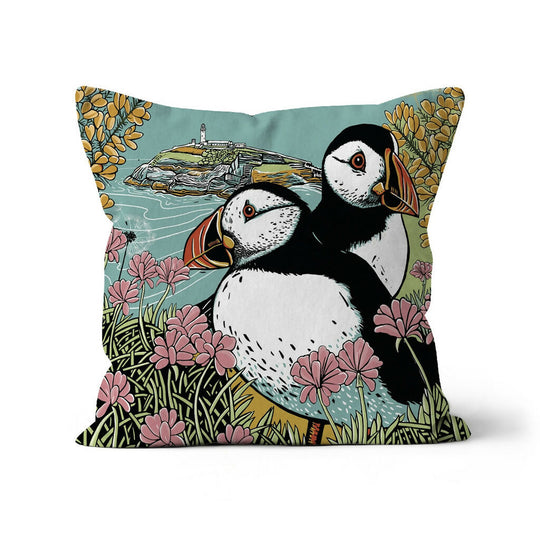 Puffins Cushion