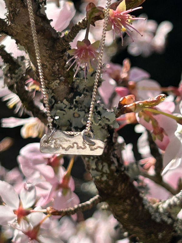 Mountain silver Necklace