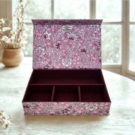 Handmade Winterbourne House Multipurpose Organiser | Sustainable Fabric Desk and Sewing Storage Box
