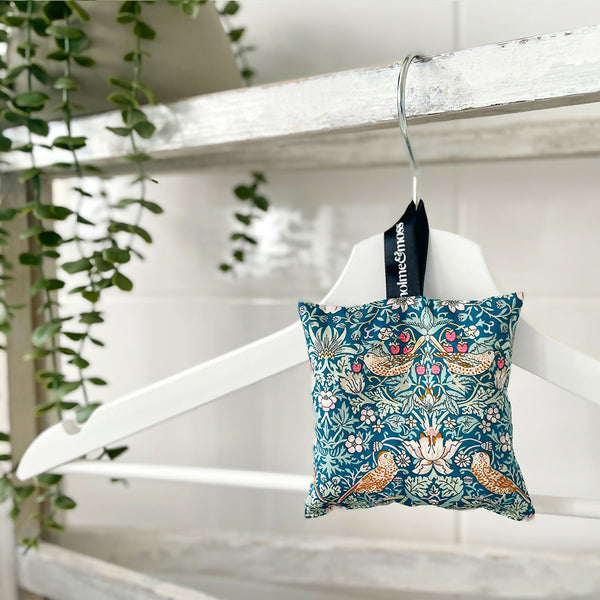 Liberty Lavender Bag - Strawberry Thief P Print