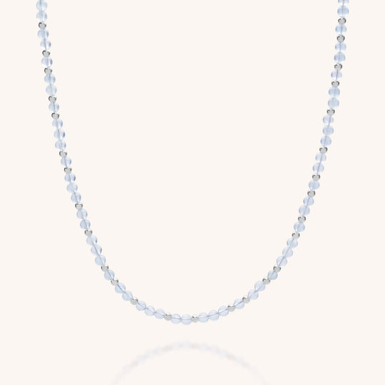 Jewel Bead Birthstone Necklace - March