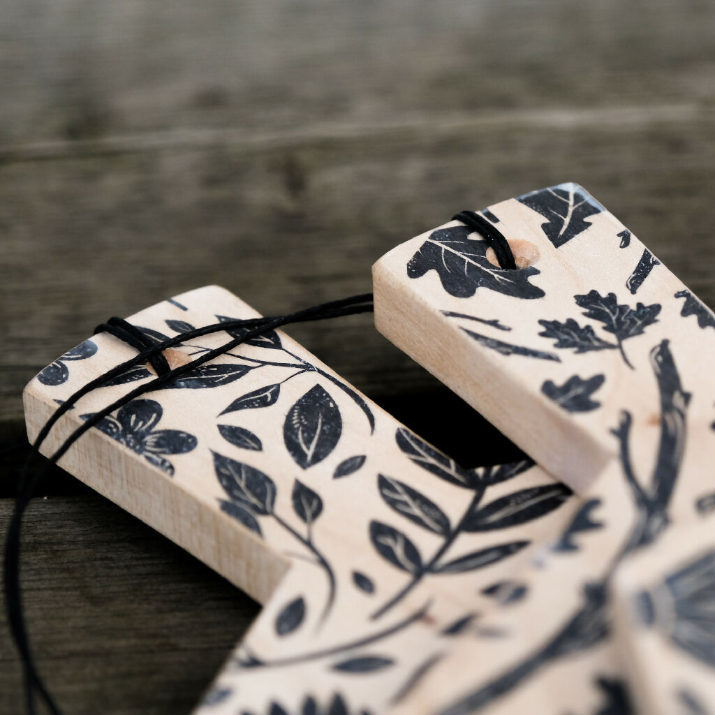 Printed Linen Bread Bag