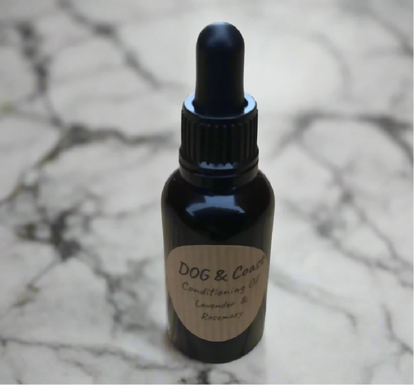 Dog Coat and Skin Conditioning Oil - Lavender & Rosemary