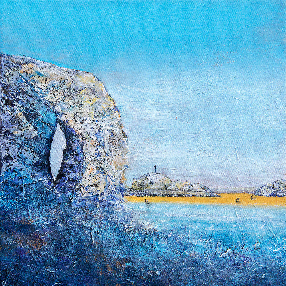 Arch Rock and Chapel Rock Perranporth Greeting Card