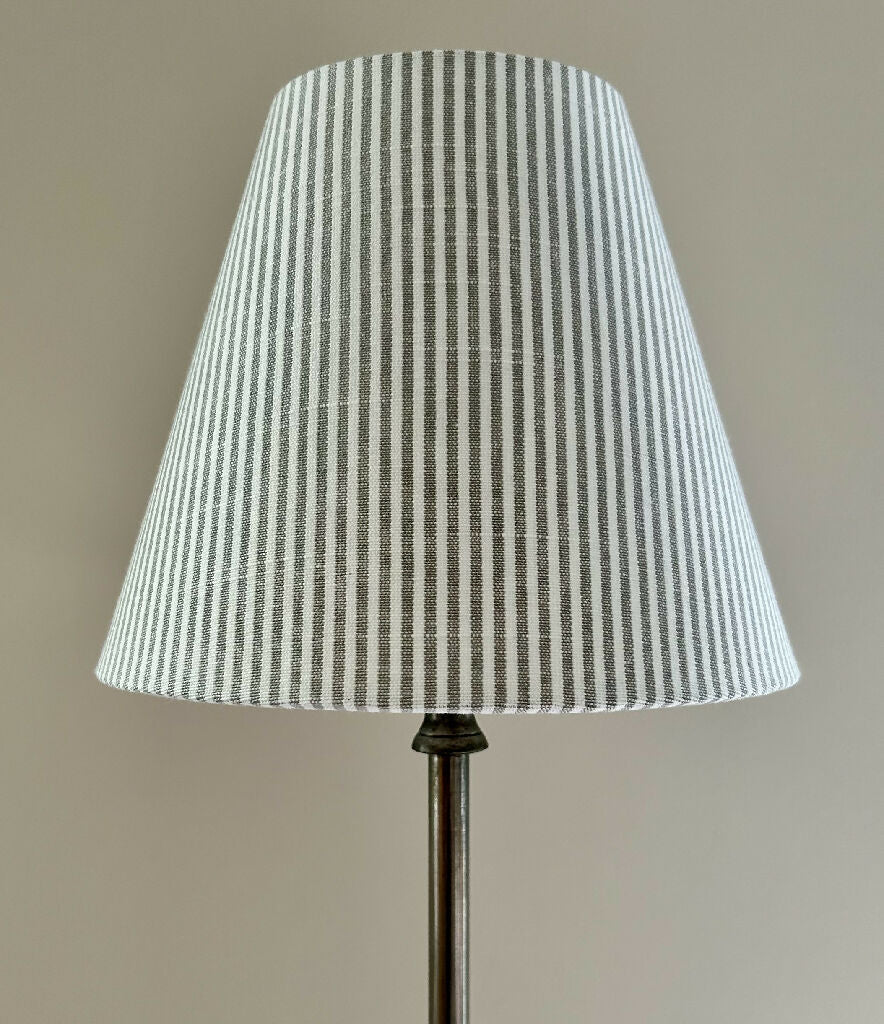 'Pinstripes Grey' Lampshade