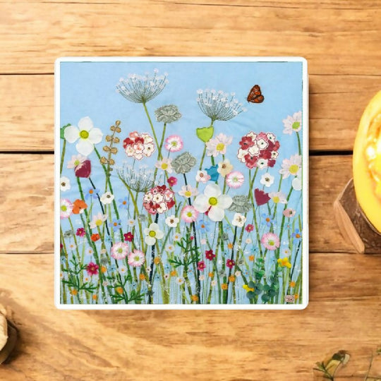 Spring Song Ceramic Coaster