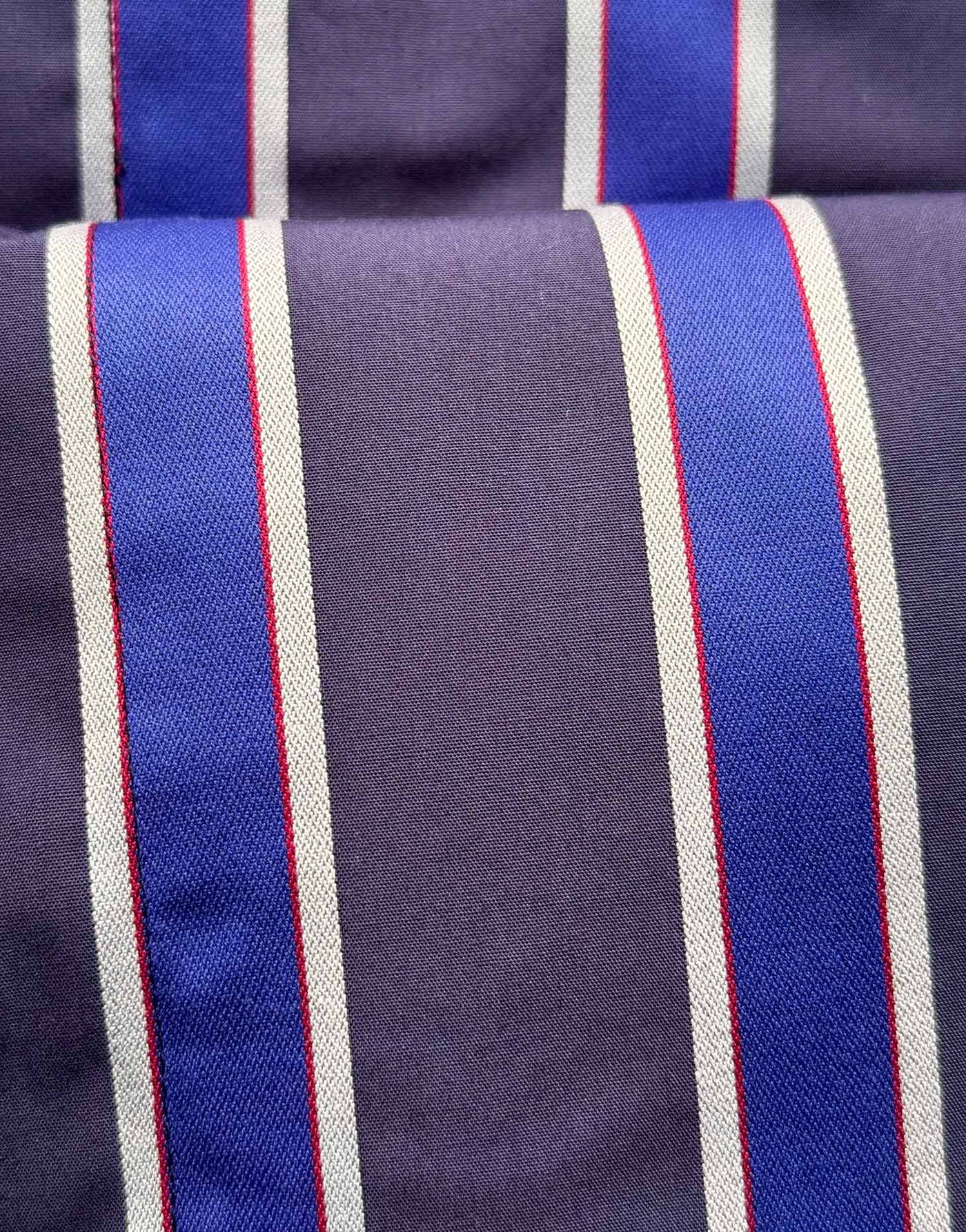 Men's Cotton Pyjama Set – Royal Regimental Satin Stripe