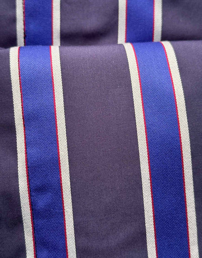 Men's Cotton Dressing Gown – Royal Regimental Satin Stripe