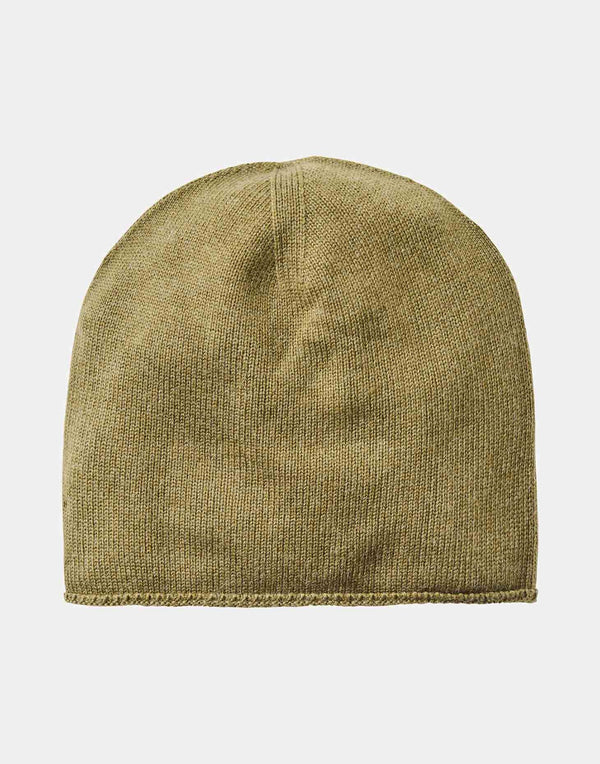 Unisex Luxury Merino Wool Beanie Hat – Olive