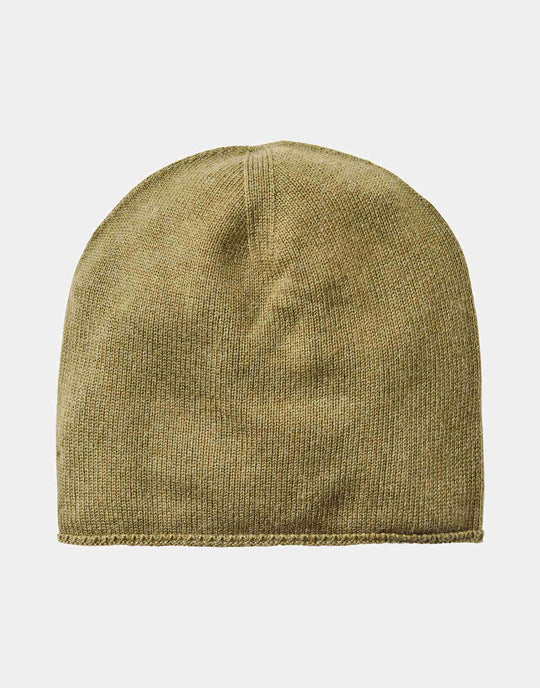 Unisex Luxury Merino Wool Beanie Hat – Olive