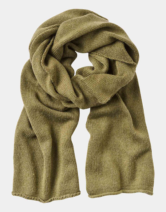 Unisex Luxury Merino Wool Scarf – Olive