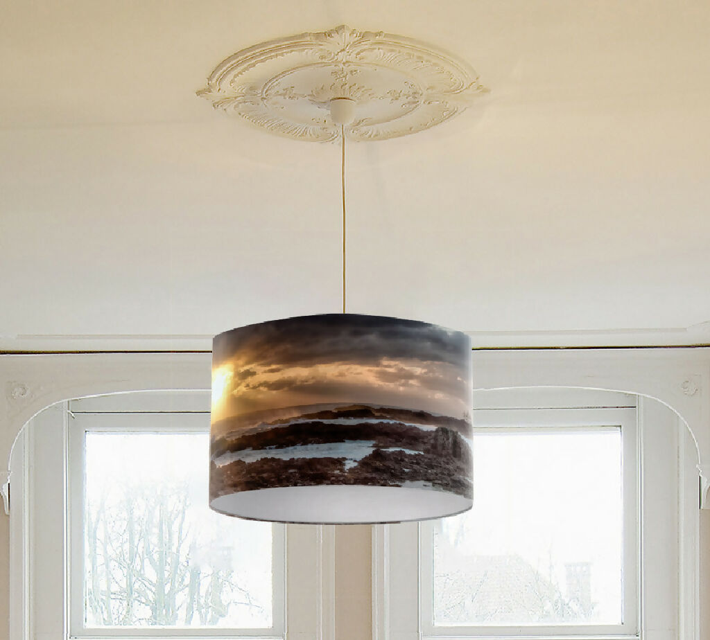 Coastal Sunset Lampshade