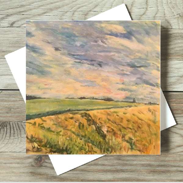 Spring Greens Card