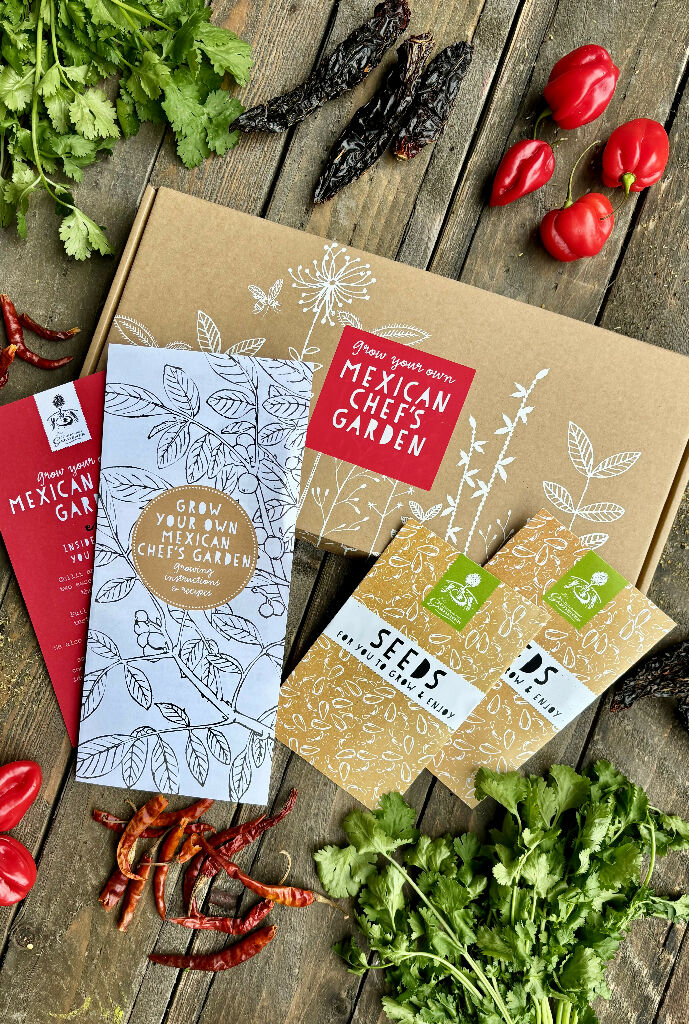 Grow Your Own Mexican Chef's Garden Gift Box