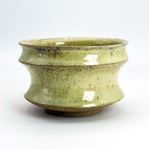 Bamboo espresso cup in flux green