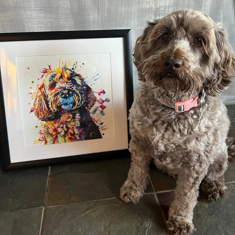Barney the Cockapoo Artwork | Dog Painting | Pet Portrait – Country ...