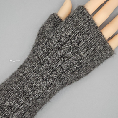 Alpaca Wrist Warmers - No Dye's, Multiple colours