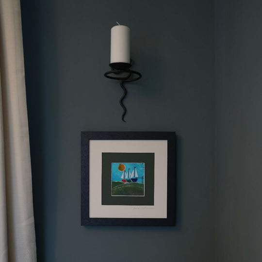 Regatta Hand Dyed Batik Painting