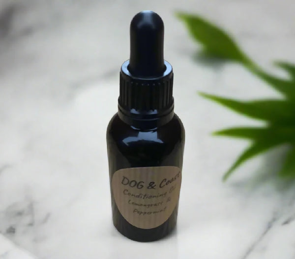 Dog Coat and Skin Conditioning Oil - Lemongrass & Peppermint