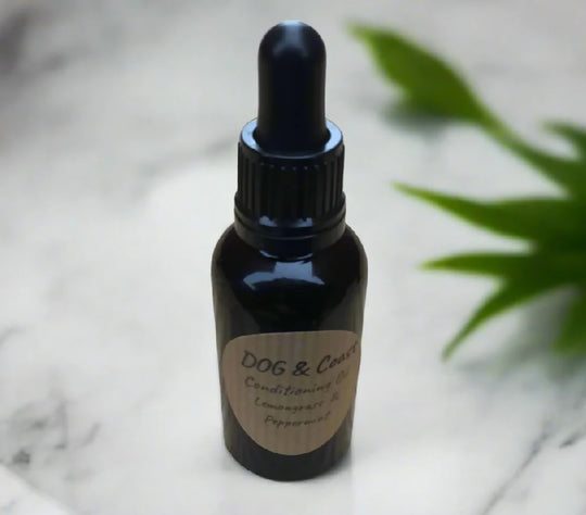 Dog Coat and Skin Conditioning Oil - Lemongrass & Peppermint