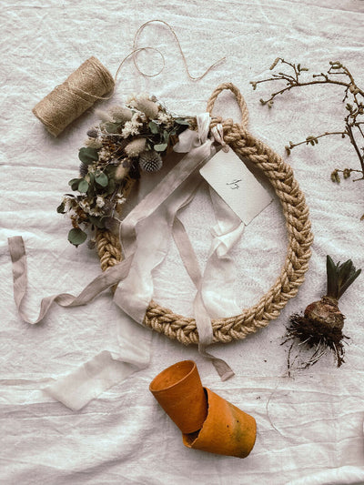 Christmas Styled Rope Wreath