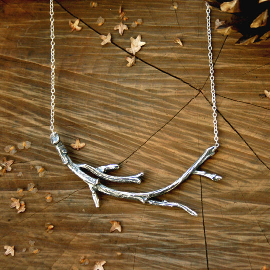 Silver Branch Necklace