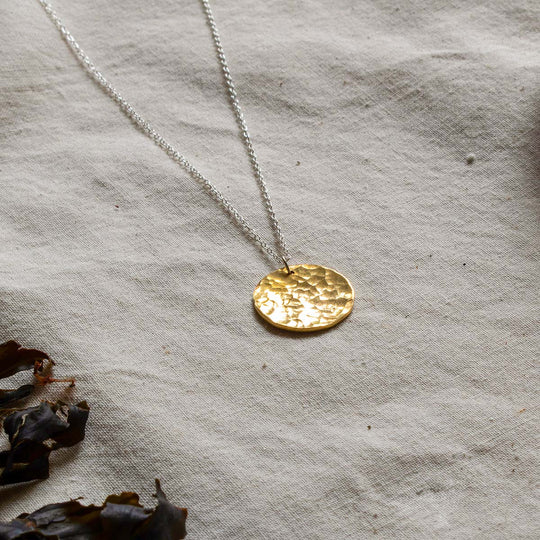 Brass Luna Necklace