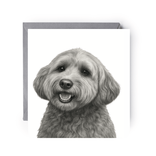 Nunki the Cockerpoo Dog Greeting Card