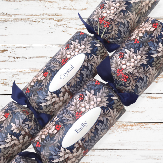 Personalised Cracker Making Craft Kit | Snowberries | Makes 4 or 6 Crackers