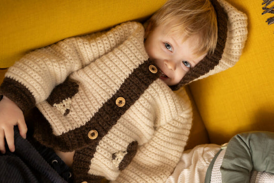 Woodland Wanderer Pure Wool Cardigan / Jacket